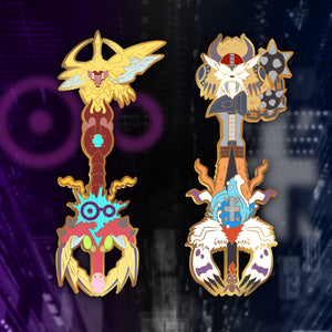 Gomamon Keyblade - Digimon Keyblade Enamel Pin