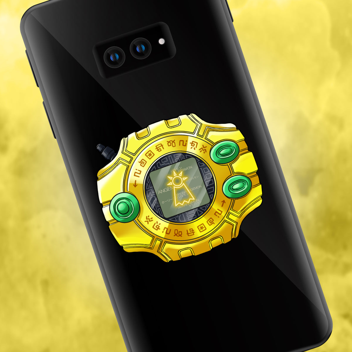 Yellow Digivice - Patamon - Digimon Adventure Phone Grip – Shinnoyume