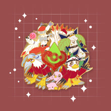 Load image into Gallery viewer, Hawkmon - Digimon Digivolution Enamel Pin