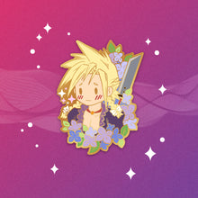 Load image into Gallery viewer, Miss Cloud - Final Fantasy 7 Floral Pin