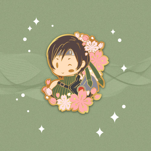 Yuffie Kisaragi - Final Fantasy 7 Floral Pin