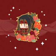 Vincent Valentine - Final Fantasy 7 Floral Pin