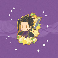 Zack Fair - Final Fantasy 7 Floral Pin