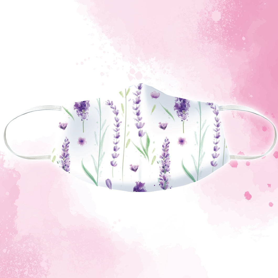 Lavender - Fabric Face Mask