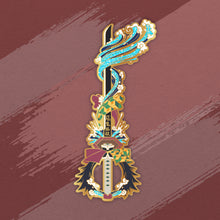 Load image into Gallery viewer, Tomioka Keyblade - Demon Slayer Keyblade Enamal Pin