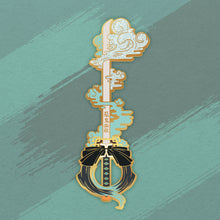 Load image into Gallery viewer, Tokito Muichiro Keyblade - Demon Slayer Keyblade Enamal Pin