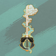 Tokito Muichiro Keyblade - Demon Slayer Keyblade Enamal Pin
