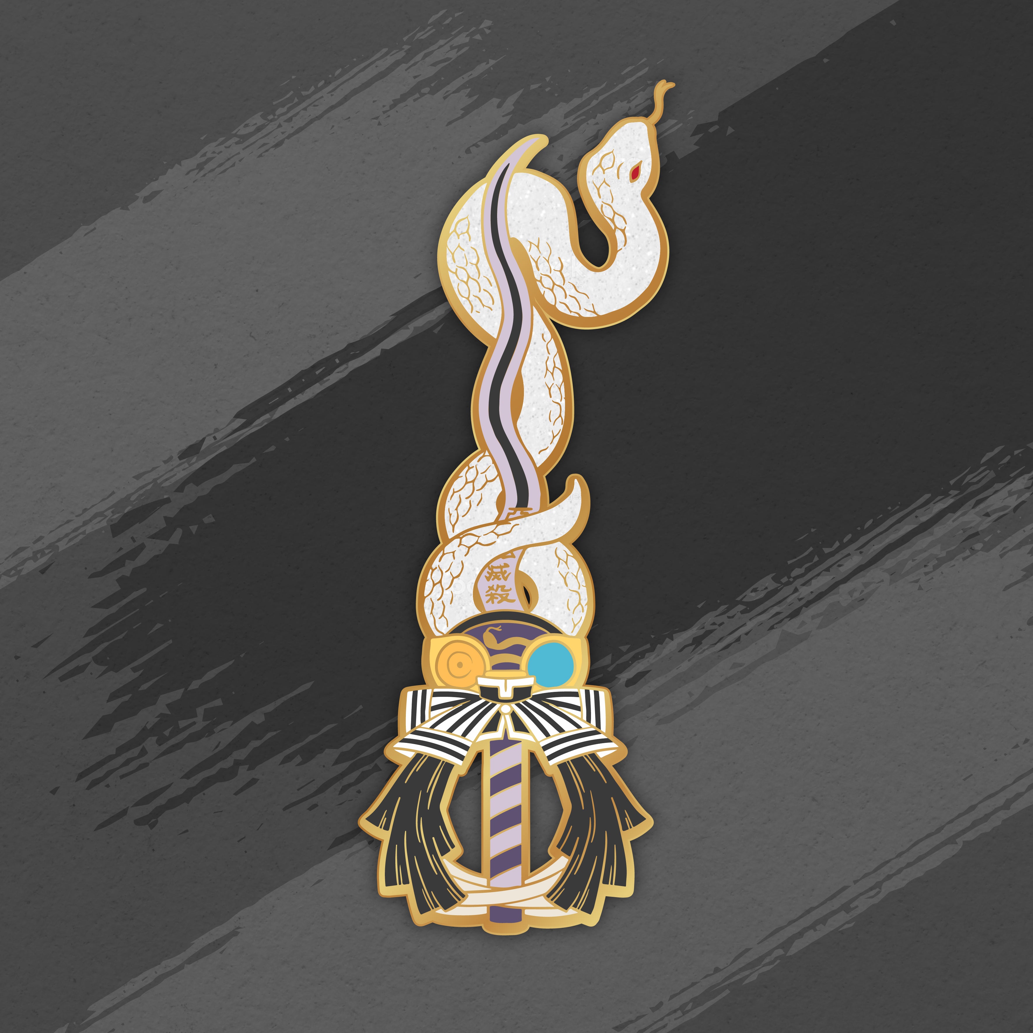 Innkbean Demon Slayer outlet Obanai Pin