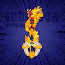 Load image into Gallery viewer, Endeavor Keyblade - My Hero Academia Keyblade Enamel Pin