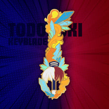 Load image into Gallery viewer, Todoroki Keyblade - My Hero Academia Keyblade Enamel Pin