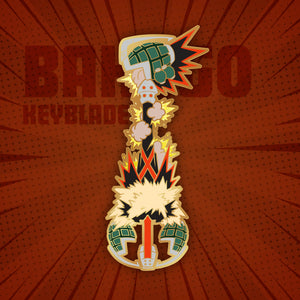 Bakugo Keyblade - My Hero Academia Keyblade Enamel Pin