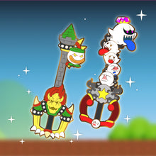 Load image into Gallery viewer, King Boo Keyblade - Super Mario Keyblade Enamel Pin
