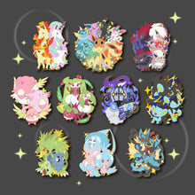 Load image into Gallery viewer, Eeveelution Rainbow - Pokemon Evolution Enamel Pin