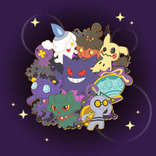 Load image into Gallery viewer, Ghost Type Group - Pokemon Evolution Enamel Pin