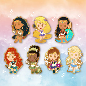 Sailor Elsa - Sailor Princesses Enamel Pin