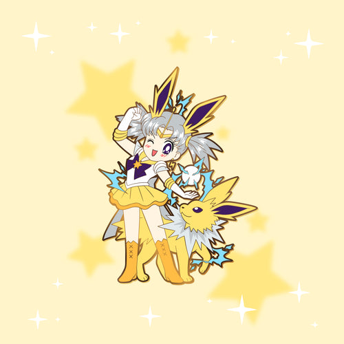 Sailor Jolteon - Eeveelution Sailor Scouts Enamel Pin