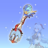 Ganyu Keyblade - Genshin Impact Keyblade Enamel Pin