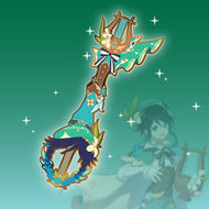 Venti Keyblade - Genshin Impact Keyblade Enamel Pin
