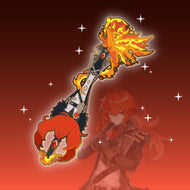 Diluc Keyblade - Genshin Impact Keyblade Enamel Pin
