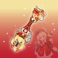 Klee Keyblade - Genshin Impact Keyblade Enamel Pin