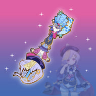 Qiqi Keyblade - Genshin Impact Keyblade Enamel Pin