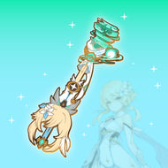 Lumine Keyblade - Genshin Impact Keyblade Enamel Pin