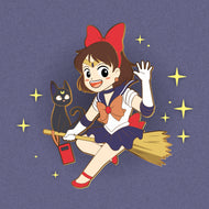 Sailor Kiki (Kiki's Delivery Service) - Sailor Ghibli Enamel Pin