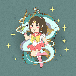 Sailor Chihiro (Spirited Away) - Sailor Ghibli Enamel Pin