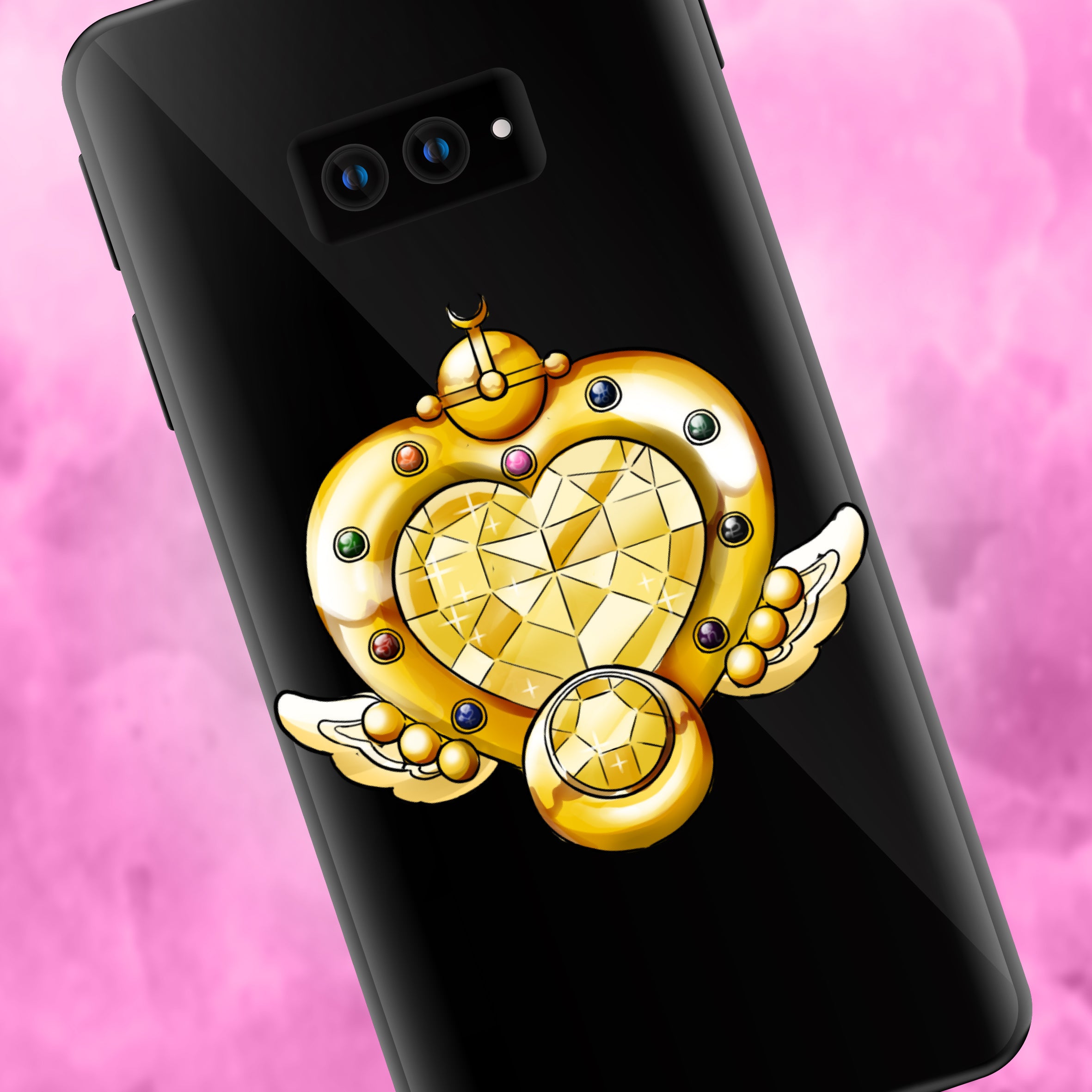 Eternal Moon - Sailor Moon Brooch Phone Grip – Shinnoyume