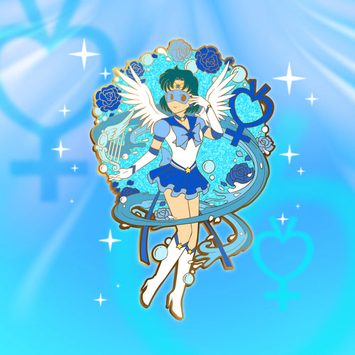 Eternal Mercury - Eternal Sailor Moon Full Body Enamel Pin
