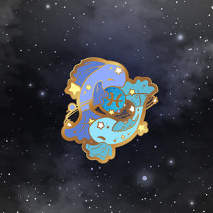 Pisces - Starry Zodiac Enamal Pin