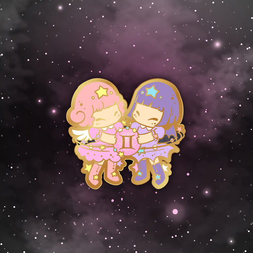 Gemini - Starry Zodiac Enamal Pin