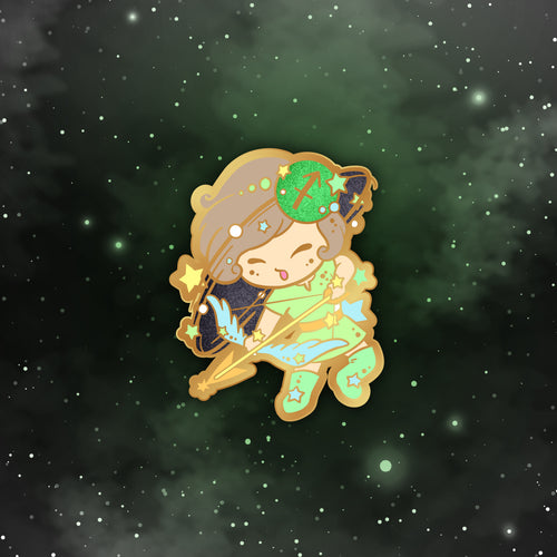 Sagittarius - Starry Zodiac Enamal Pin