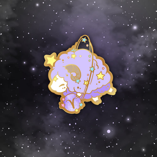 Aries - Starry Zodiac Enamal Pin