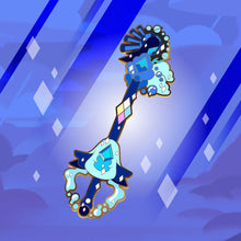 Load image into Gallery viewer, Blue Diamond Keyblade - Steven Universe Keyblade Enamel Pin