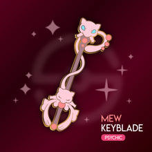Load image into Gallery viewer, Mew Keyblade - Pokemon Legendary Keyblade Enamel Pin