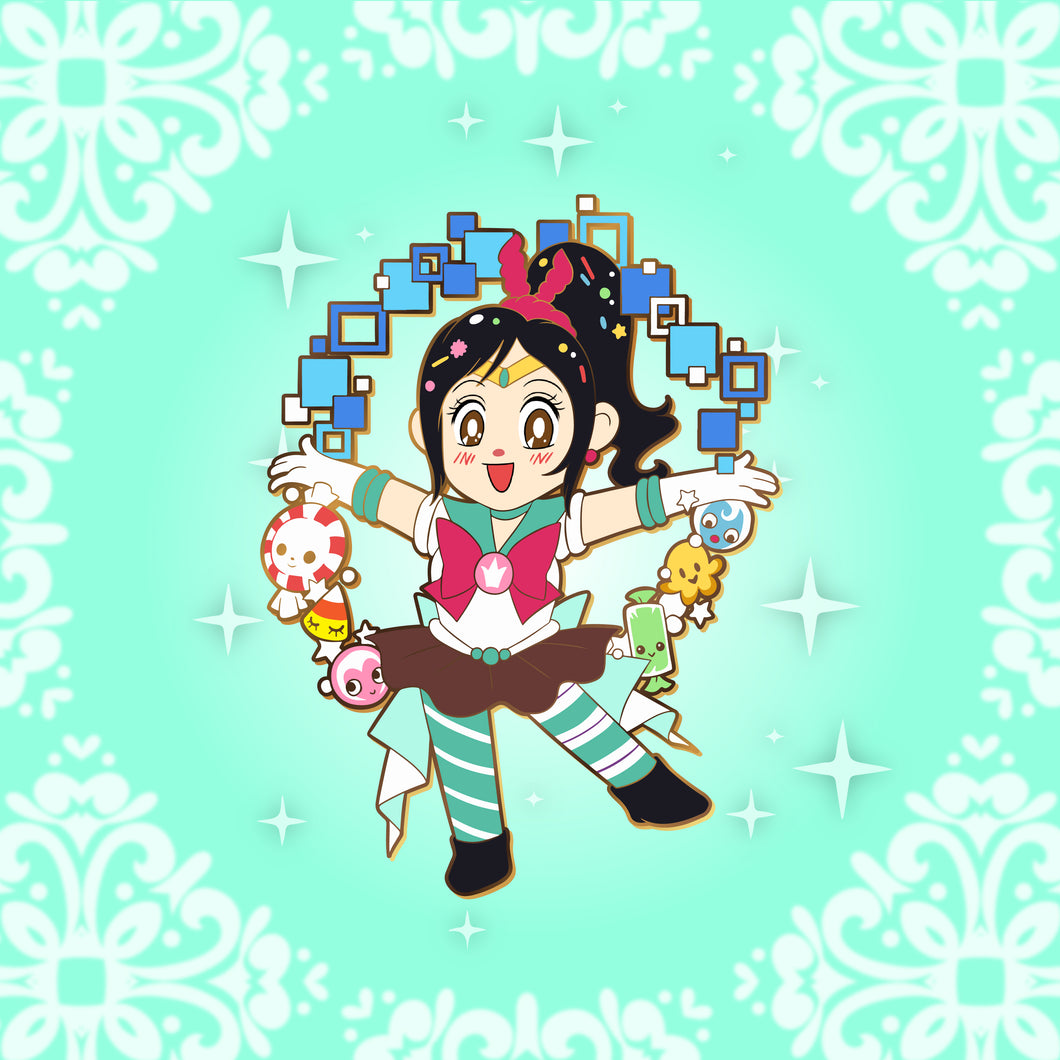 Sailor Vanellope 2.0 - Sailor Princesses 2.0 Enamel Pin