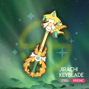 Jirachi Keyblade - Pokemon Legendary Keyblade Enamel Pin