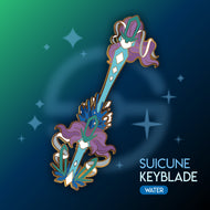 Suicune Keyblade - Pokemon Legendary Keyblade Enamel Pin