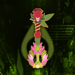 Palmon Keyblade - Digimon Keyblade Enamel Pin