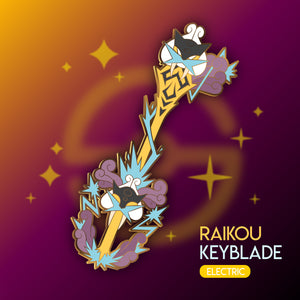 Raikou Keyblade - Pokemon Legendary Keyblade Enamel Pin