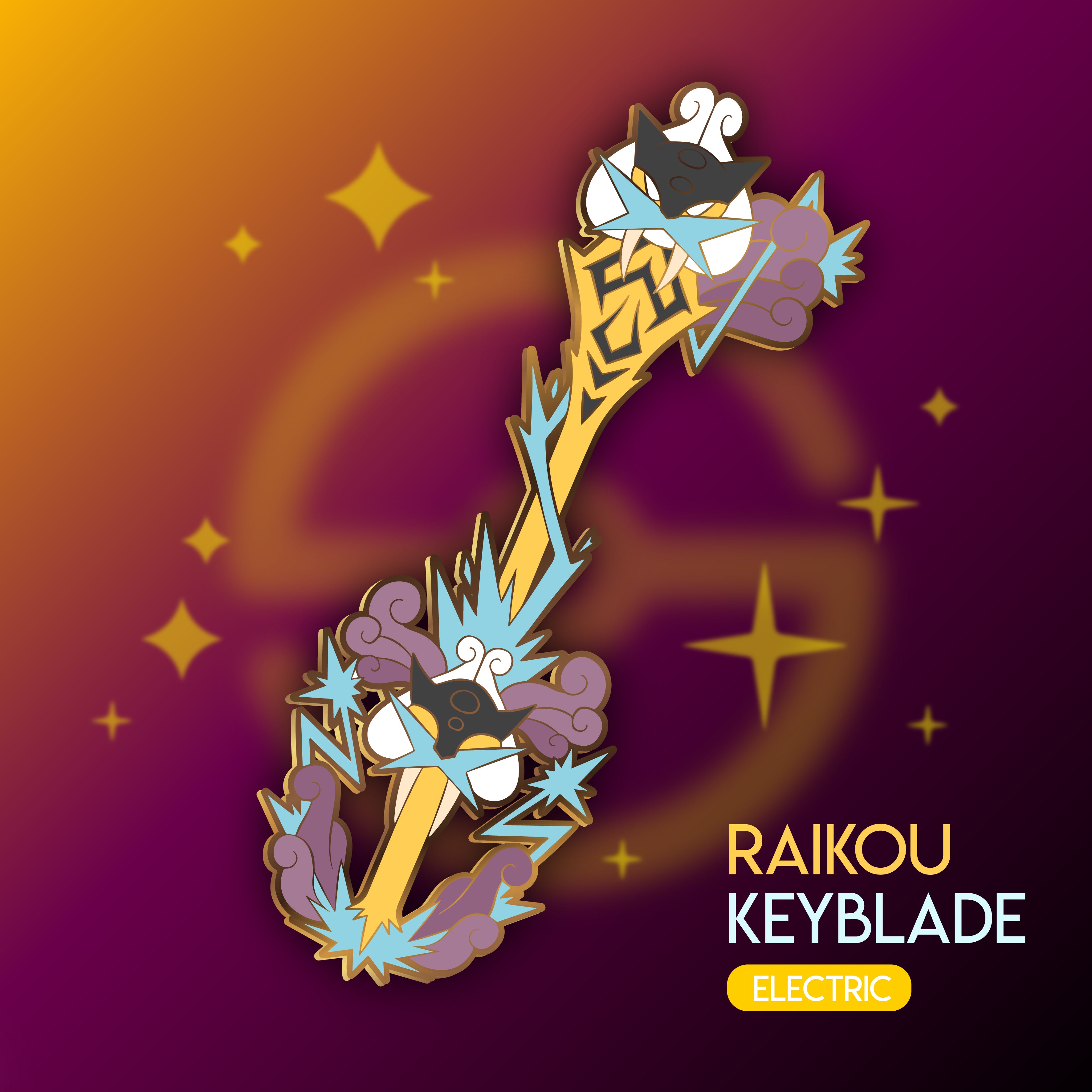 Pokemon Raikou Collector's Pin