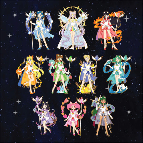 Cosmic & Eternal Sailor Moon Full Body Pin Collection Full Set Discount