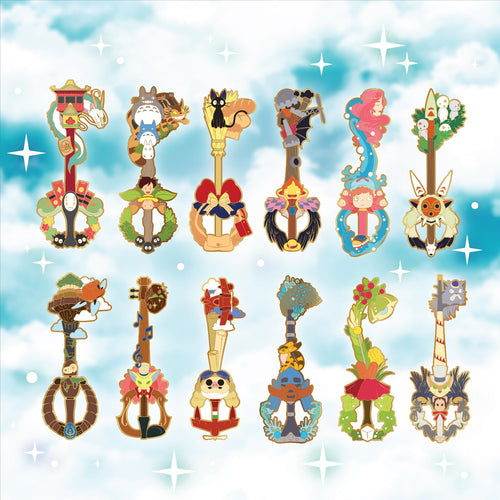 Ghibli Keyblade Pin Collection Full Set Discount