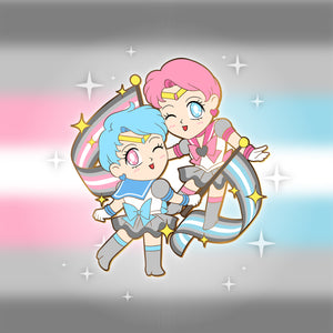 Sailor Demiboy / DemiGirl - Sailor LGBTQ+ Enamel Pin Set