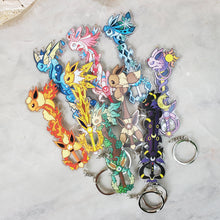 Load image into Gallery viewer, Espeon Keyblade - Eeveelution Shiny Charms