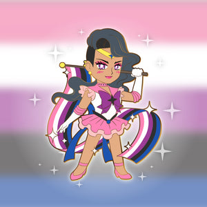 Sailor Genderfluid - Sailor LGBTQ+ Enamel Pin Set
