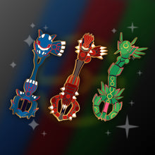 Load image into Gallery viewer, Rayquaza Keyblade - Pokemon Legendary Keyblade Enamel Pin
