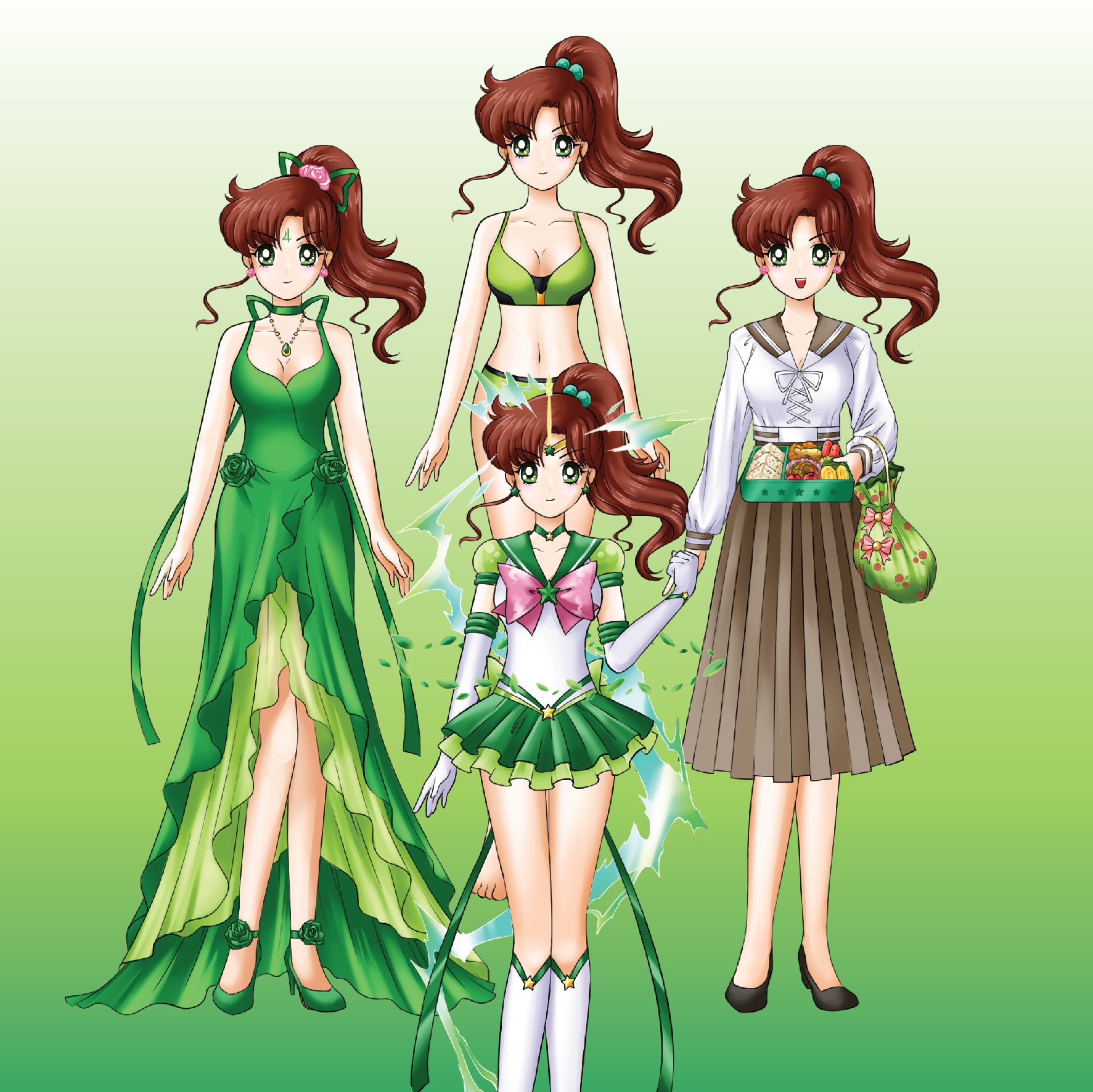 sailor jupiter skater dress Sailor Jupiter Sailor Moon Skater Dress Sailor Jupiter Skater AUD