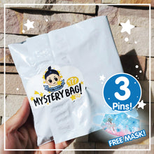Load image into Gallery viewer, 3 Pins Mystery Bag - Free Included Fabric Mask
